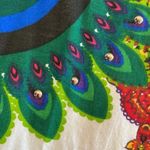 Desigual  Skirt Pull On White Bold Bright Medallions Floral SMALL Photo 3