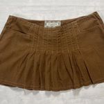 Abercrombie & Fitch Y2K vintage Abercrombie, Finch, soft corduroy, mini skirt pleated women’s 6 Photo 0