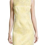 Chetta B  Filigree Brocade Cocktail Dress Metallic Photo 0