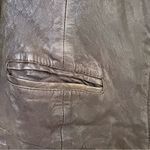 ALLSAINTS  Spitalfields Brown Leather Moto Jacket Size 2 Photo 6