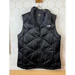 The North Face  Satin Black Down Goose Puffer Vest - Size - Large Photo 6