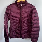Abercrombie & Fitch  Women's Puffer Jacket Lightweight Down Insulated Maroon S Photo 1