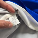 Amanda Uprichard  Silk Wrap skirt Mini Dress Cute loyal Blue Dress Small Photo 7