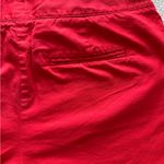 Michael Kors Red Shorts with Brown Belt Photo 6