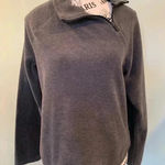 Calvin Klein  Gray Quarter Zip Pullover Performance Fleece Jacket Women’s Small Photo 0