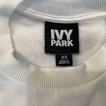 Ivy Park  Beyonce Corded 04‎ White Cotton sweatshirt, crew neck, size XS Photo 2