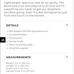 Botkier  Bond Nylon Black Zipper Tassel Large Tote Purse Shoulder Bag Photo 6