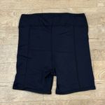 For Love & Lemons Women's Black Ribbed Dani Biker Shorts Size XL Photo 3