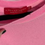 n:philanthropy  distressed pink sweatshirt size small Photo 2
