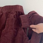 American Eagle  Corduroy Maroon Zip Up Jacket | Size Medium Photo 3