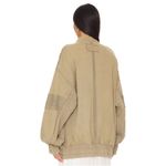 Free People  Lou Moto Zip Jacket in Olive Stone XS Photo 6