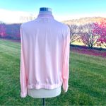 Juicy Couture Women’s Full Zip Lightweight Bomber Jacket Size Large Pink / Peach Photo 12