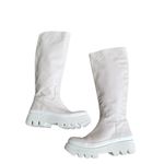 Paloma Barceló Soft Leather Boots in cream 40 Size 9.5 Photo 8