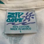 Vintage 90s White Cotton Maxi Shirt Dress Fish Seashell Shell Print Sleeveless Size M Photo 7