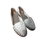 Nisolo Hurache Sandal Size 9 in Bone Cream Leather Flat Photo 3