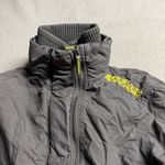 Superdry  The Wincheater Grey & Yellow Windbreaker Winter Jacket Size Small EUC Photo 2