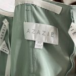 Azazie  Agave Green Sheath Sweetheart Neckline Stretch Satin Dress Size 12 Photo 6