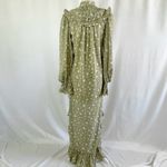 We Wore What New Floral Tie Neck Long Sleeve High Low Dress Green Size Small Photo 11