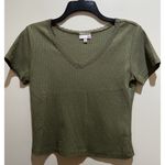 SO  ~ Short Sleeve V-Neck ~ Size Medium ~ Waffle Style Material Photo 0