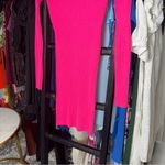 AKNVAS Dionne Fuchsia Pink Cashmere Long Sleeve Knit Mini Dress Photo 8