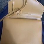 Glass Ladder Co Yellow Leather Crossbody Bag Tech Organizer NWT but FLAWED Photo 2