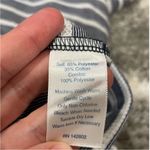 Sail To Sable Blue/ Gray White Striped Dress Photo 7