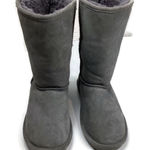 BEARPAW Gray Women’s Emma Winter Suede Boots Photo 0
