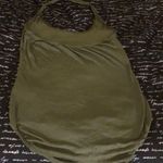 Boohoo Olive Green Basic Halter Bodysuit Photo 5
