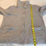 Basic Editions Gray Button Down Cardigan Top Women’s Size Large Cotton Photo 7