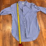 LL Bean Shirt Womens L Blue Roll Tab Long Sleeve Vented Fishing Hiking Outdoors Size L Photo 7
