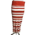 Anthropologie Callahan Simone Striped Knit maxi skirt Red Size L Photo 8
