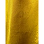 Viola Dress Women 6 Yellow Silk Mesh Trim Crochet Tie Waist Midi Boho Cottage Photo 10