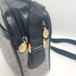 Gucci  Micro Web GG Monogram Crossbody Bag Canvas Navy Gold‎ Vintage Italy Photo 3