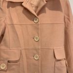 Harvé Benard Harve Bernard Women's Pink Buttoned Wool Peacoat Size 10 Photo 4