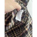Everlane NWT  Soft Brushed Flannel Brown Plaid Boxy Button Up Shirt Sz Small Photo 5