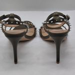 BCBGeneration Jillix Strappy Studded Heels Sandal 6.5 Olive Green Cocktail Party Photo 5