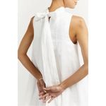 DISSH Bridal The Aisle Linen Panel Mini Dress White 6 White Bridal Photo 9