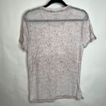 Lucky Brand  Sheer Faded Floral T shirt Sz Large Photo 1