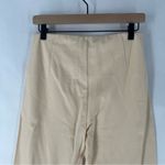 Lysse Cream & Black Color Block Stretch High Rise Cropped Leggings Size L Photo 6