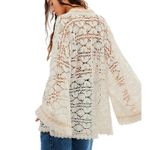 Free People Bell Sleeve Lace Duster in Ivory, One Size, New with Tag MSRP $128 Photo 1