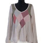 Free People Free People long sleeve patchwork tee Photo 0