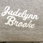 Jadelynn Brooke Cristina Yang Vibes Light Heather Gray Short Sleeve V-Neck Shirt Photo 6