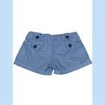 American Eagle  Blue Cotton Mid Rise 3.5” Inseam Pockets Size 2 Like New Photo 1