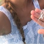 blue and white leafy summer time sundress! Photo 4