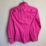 Banana Republic NWT Pink Non Iron Button Down Blouse Womens 2 Career Barbie Photo 5