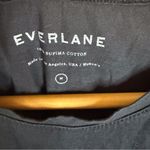 Everlane  Black Sleeveless Supima Cotton Soft Tank‎ Size Medium Casual Classic Photo 2