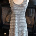 Converse Knit Dress Gray White Stripe Women Small High Low Summer  One Star Comfy Photo 6