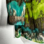 Multiples  Multi Color Beaded Blouse Size Large Photo 5