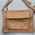 Shiraleah Shirahleah Chicago Crossbody Shoulder Vegan Leather Purse‎ Adjustable Straps Tan Photo 1