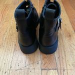 Journee Collection  Black Faux Leather Boots Size 11 Photo 3